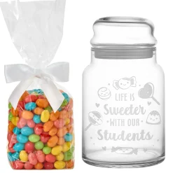Life Is Sweeter Glass Treat Jar
