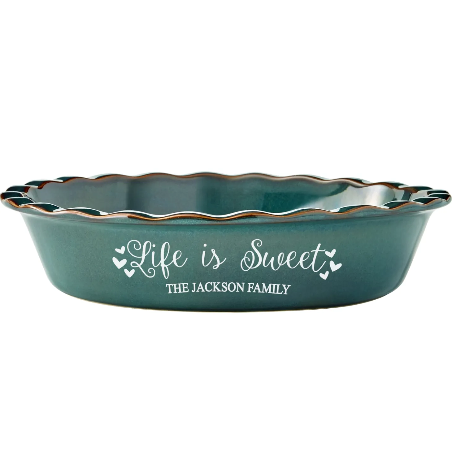 Life Is Sweet Stoneware Pie Dish