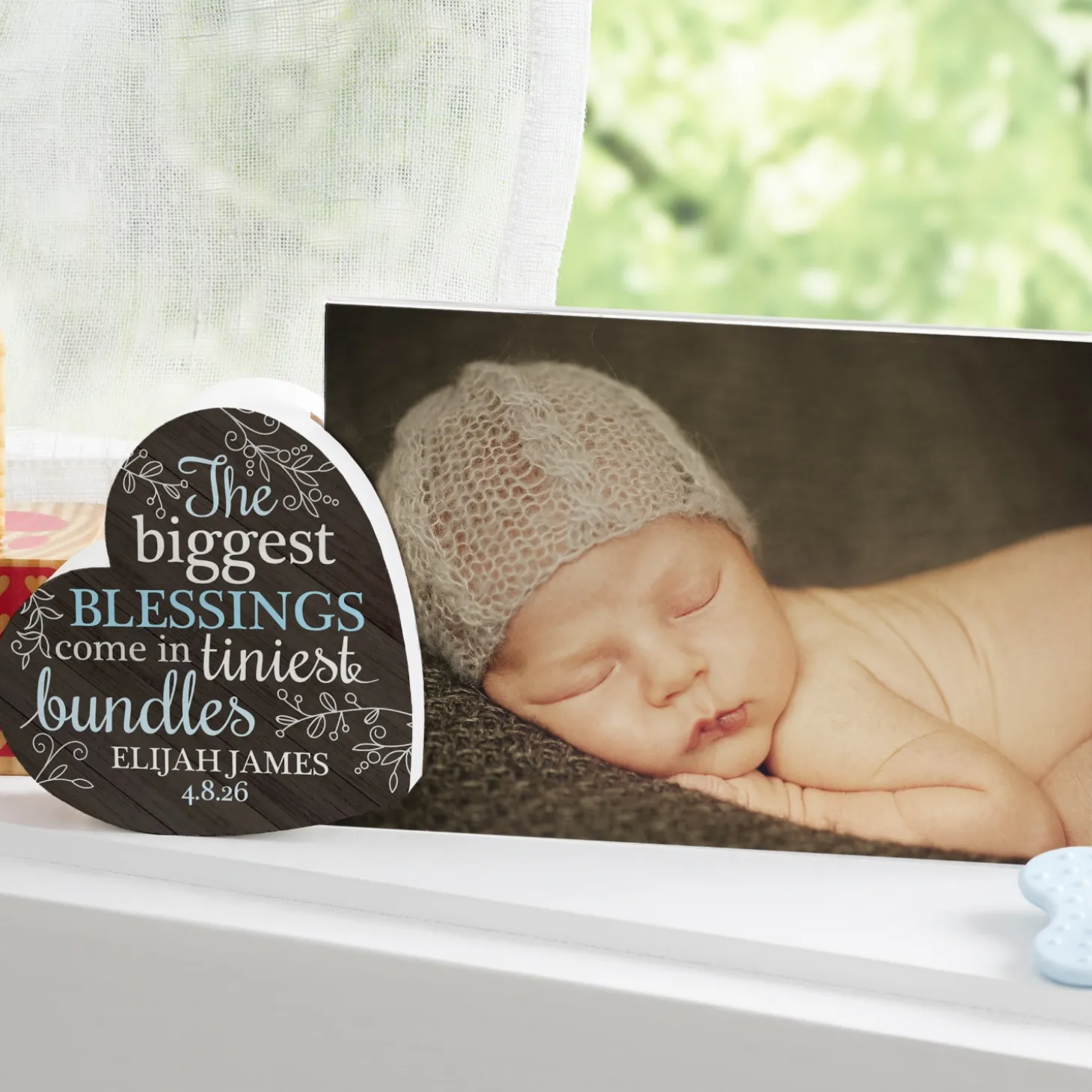 Life's Biggest Blessing Heart Frame