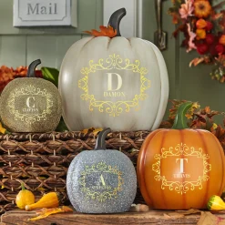 Light-Up Family Name Pumpkin