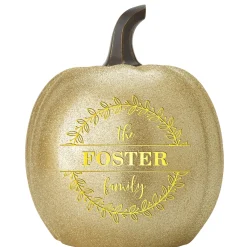 Light-Up Floral Circle Pumpkin
