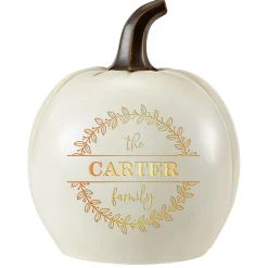 Light-Up Floral Circle Pumpkin