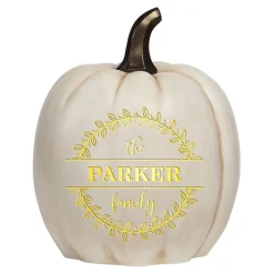 Light-Up Floral Circle Pumpkin
