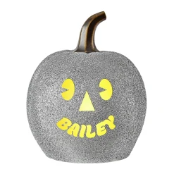 Light-Up Goofy Faces Pumpkin