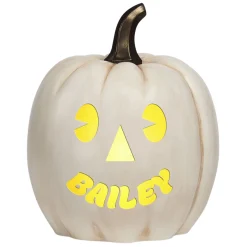 Light-Up Goofy Faces Pumpkin