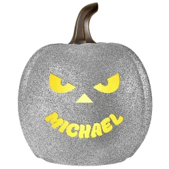Light-Up Goofy Faces Pumpkin