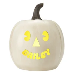 Light-Up Goofy Faces Pumpkin