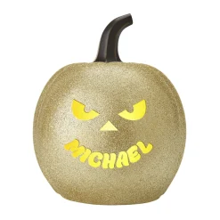 Light-Up Goofy Faces Pumpkin