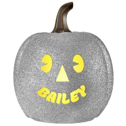 Light-Up Goofy Faces Pumpkin
