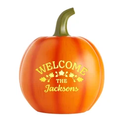 Light-Up Welcome Pumpkin Collection