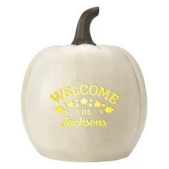 Light-Up Welcome Pumpkin Collection