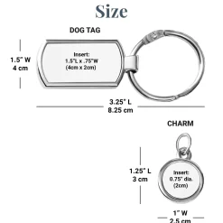 Little Blessings Photo Keychain