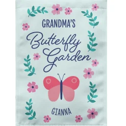 Little Butterflies Garden Flag