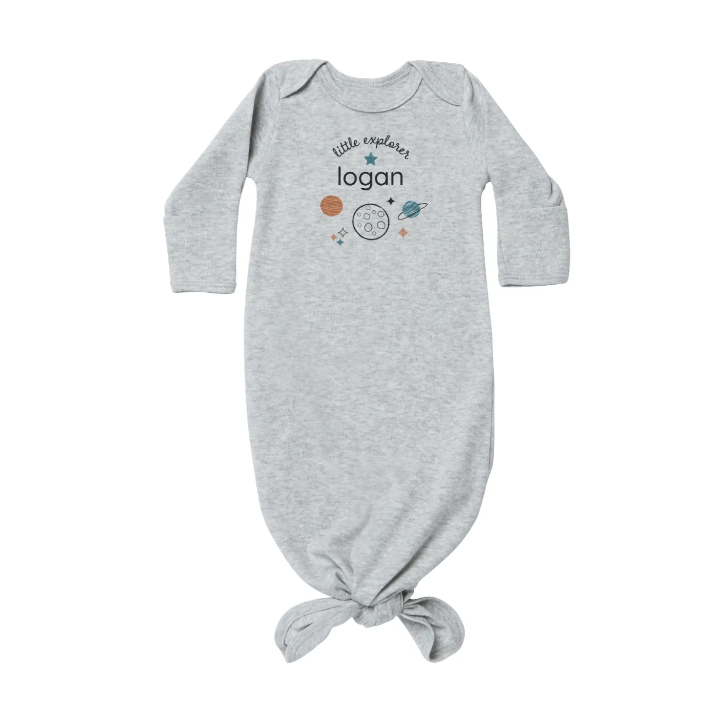 Little Explorer Baby Knotted Gown