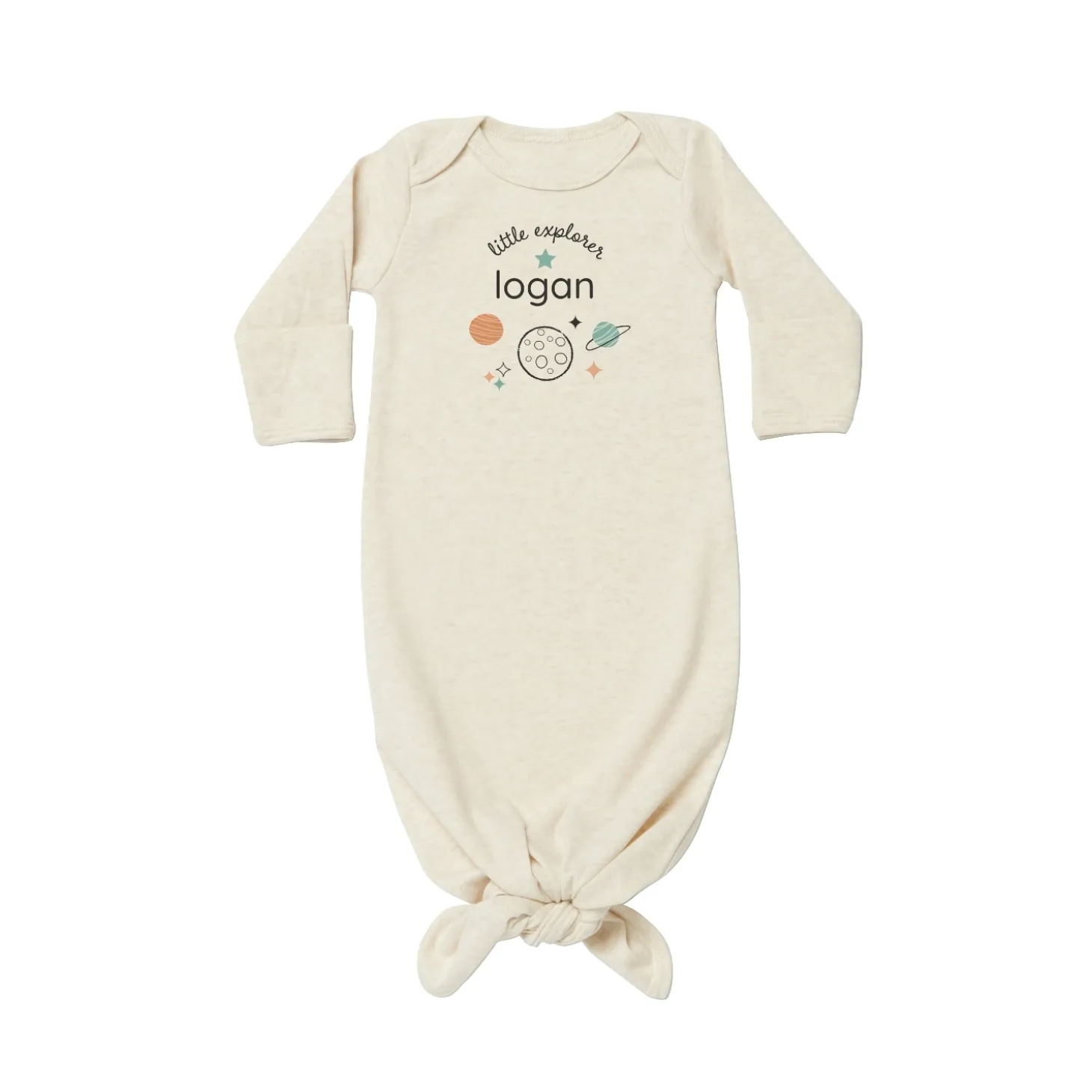 Little Explorer Baby Knotted Gown