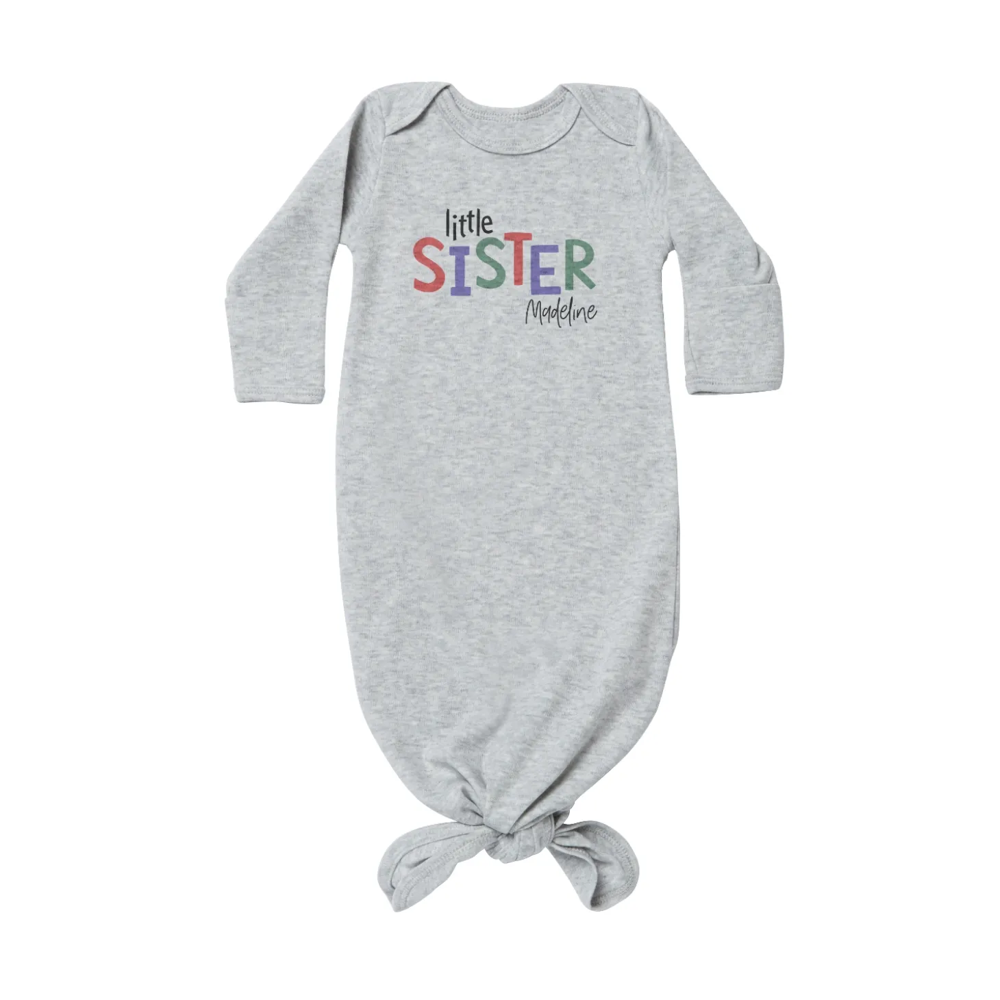 Little Sibling Baby Knotted Gown