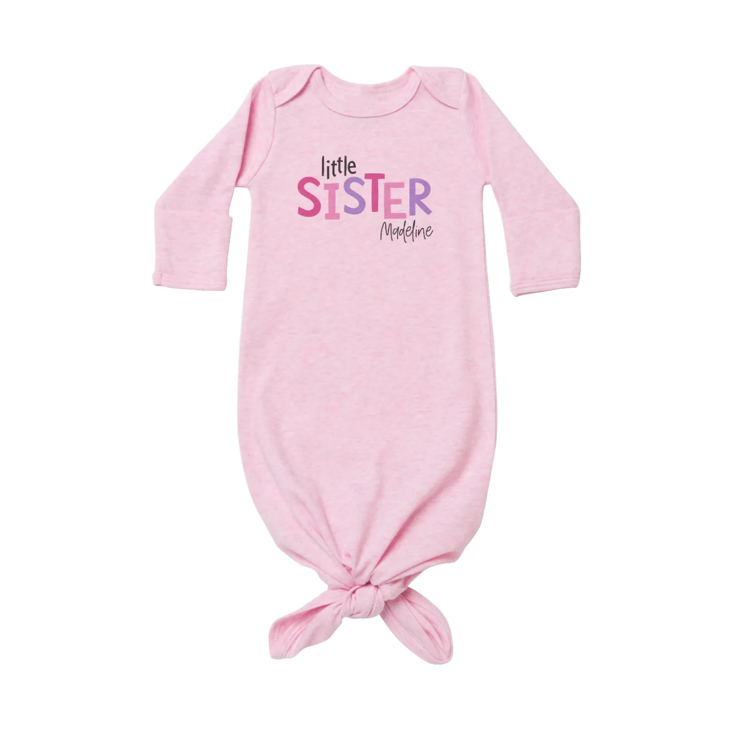 Little Sibling Baby Knotted Gown