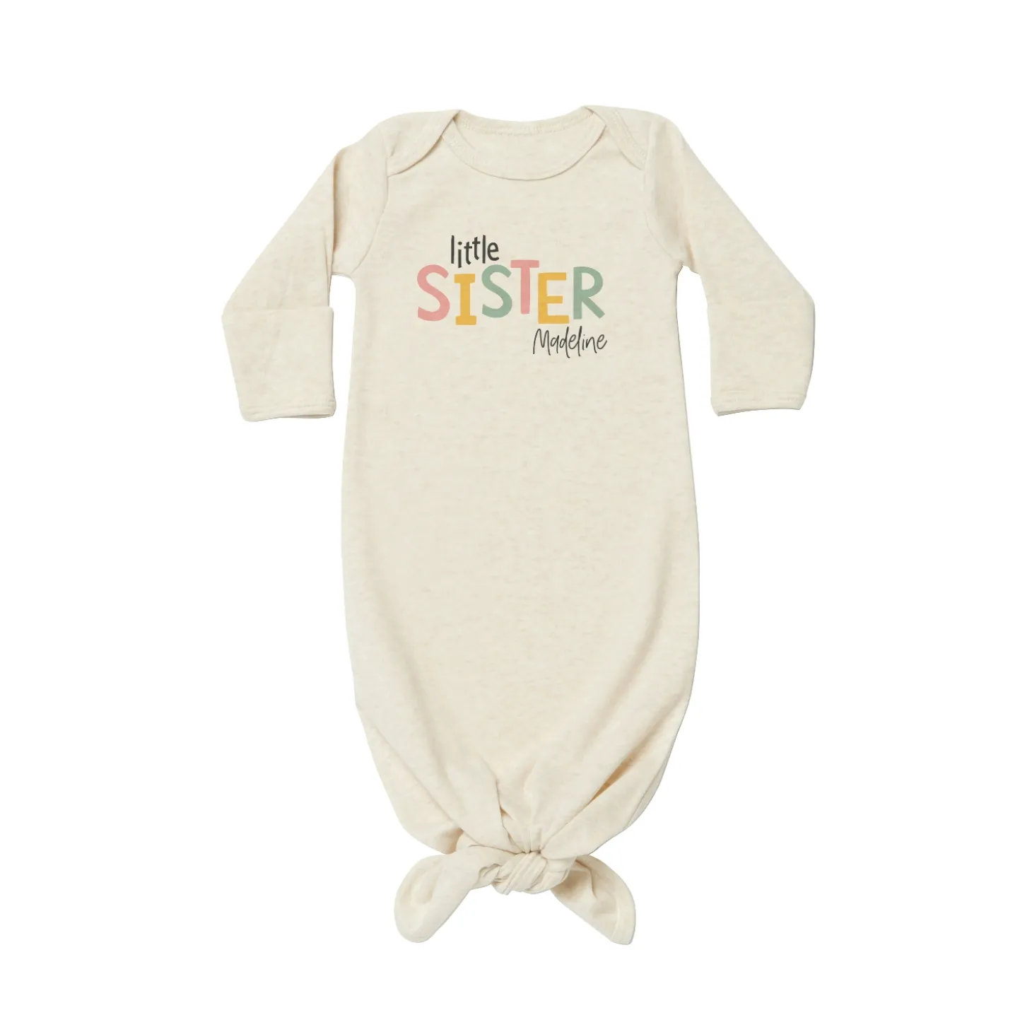 Little Sibling Baby Knotted Gown
