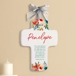 Lord Watch Over Me Keepsake Cross