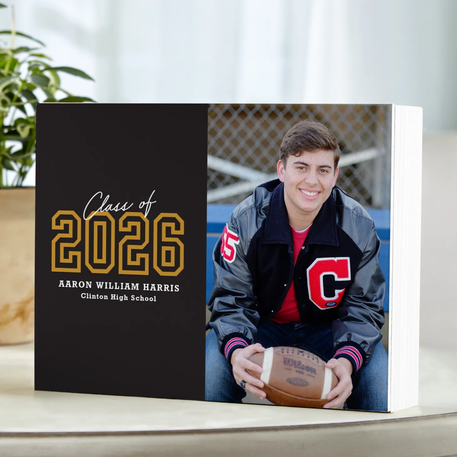 Loud and Proud Graduation Year Photo Wood Block