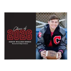 Loud and Proud Graduation Year Photo Wood Block
