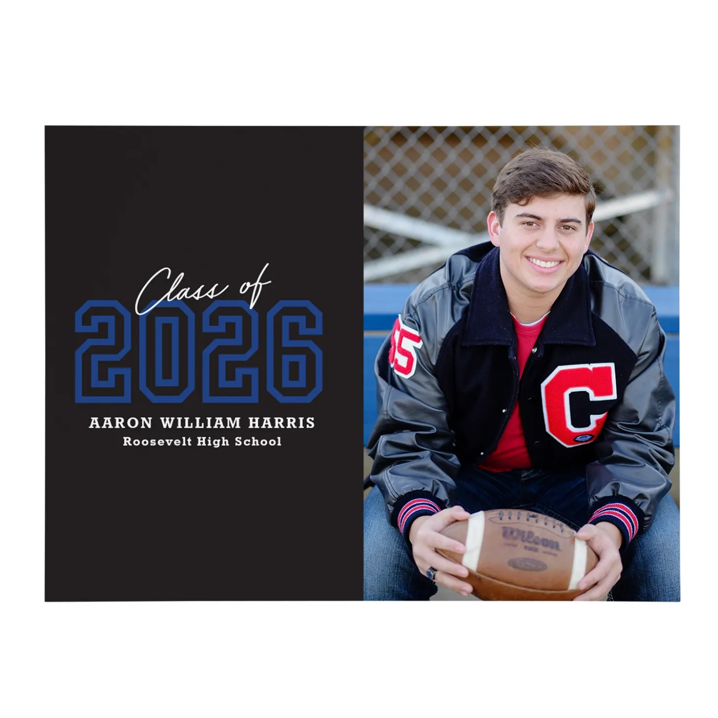 Loud and Proud Graduation Year Photo Wood Block