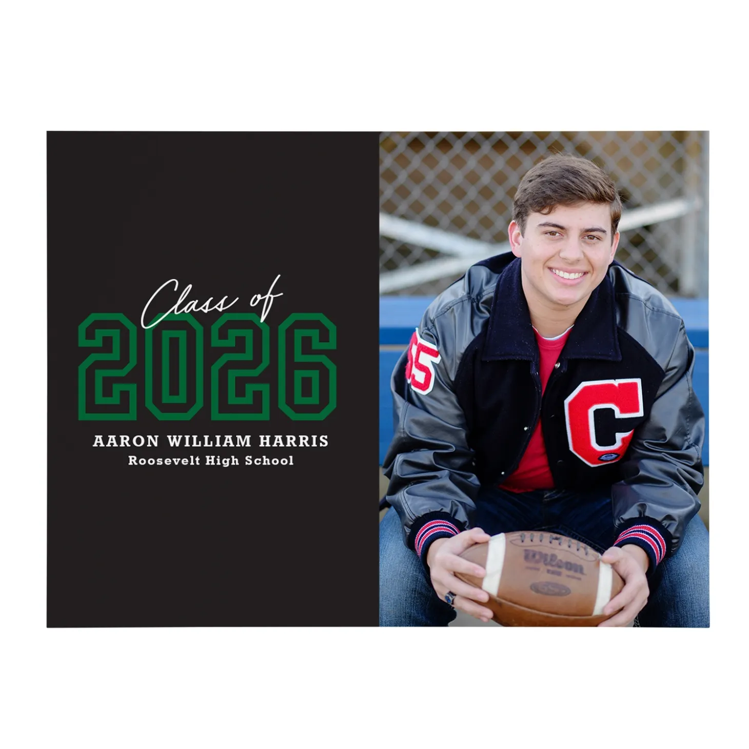 Loud and Proud Graduation Year Photo Wood Block