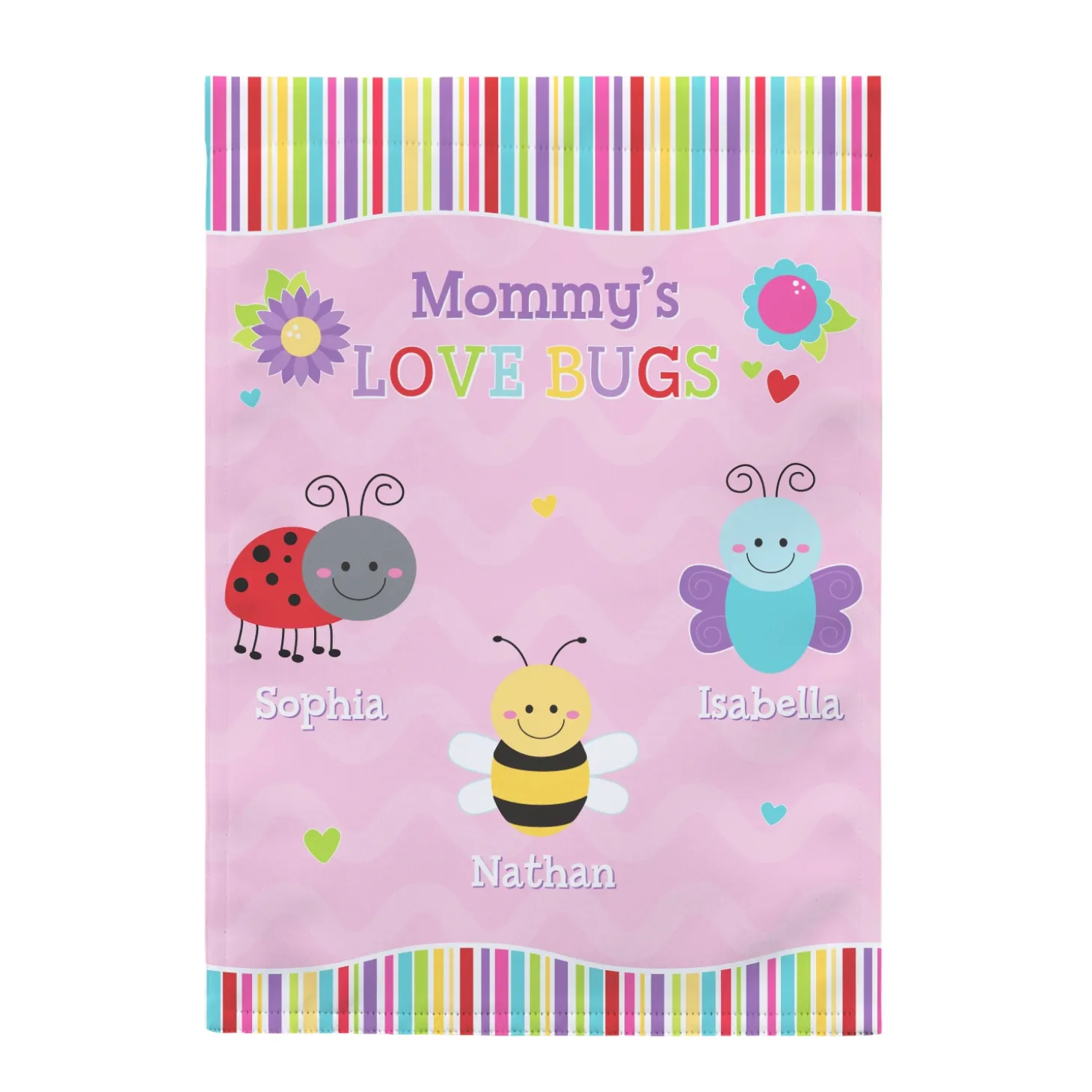 Love Bugs Garden Flag