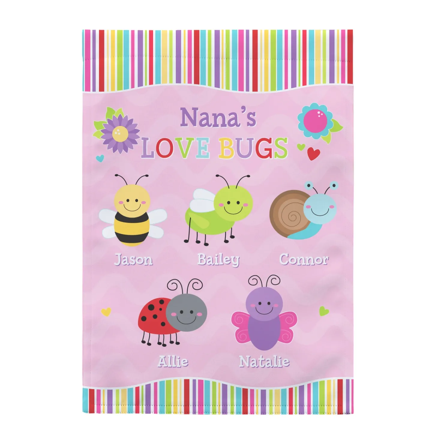 Love Bugs Garden Flag