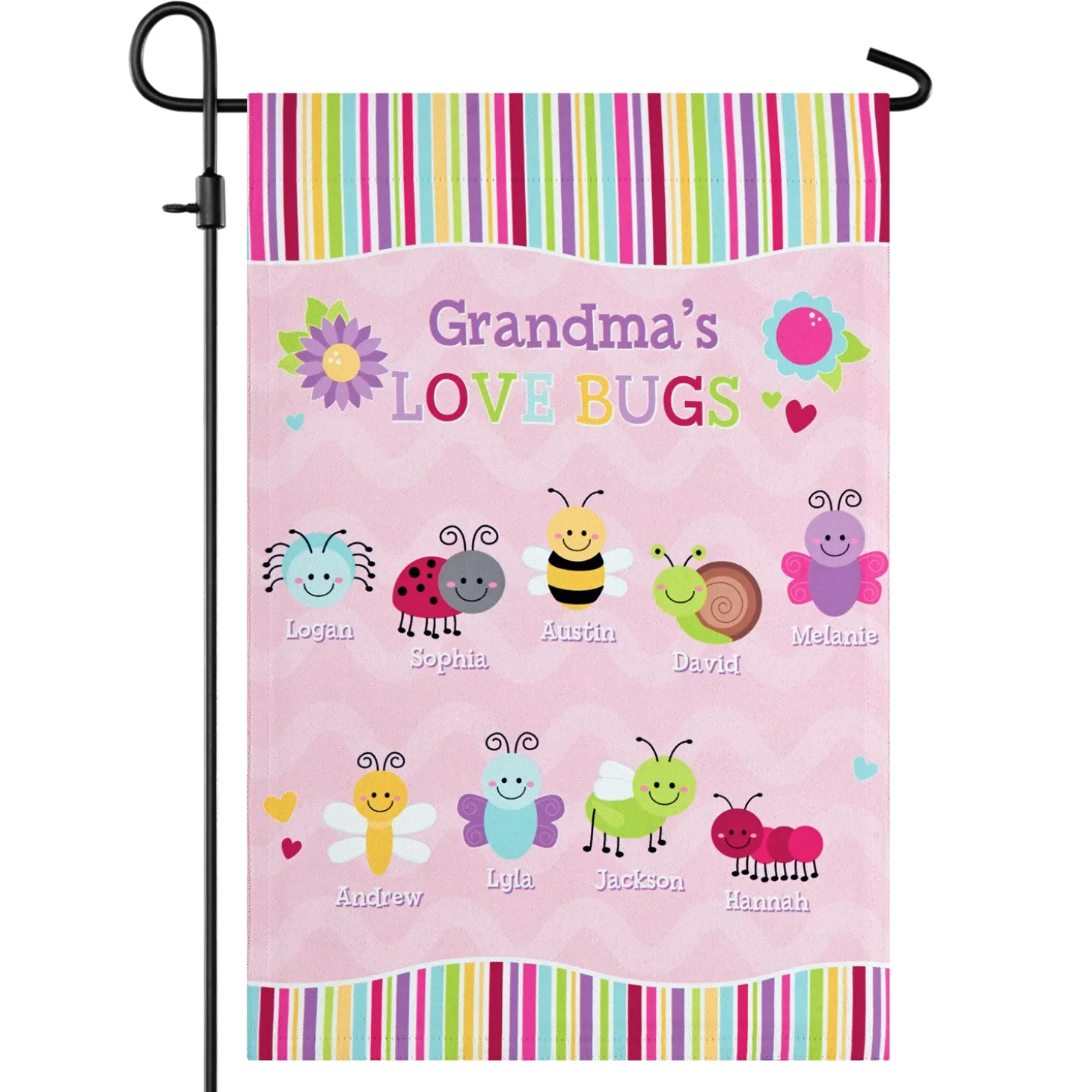 Love Bugs Garden Flag