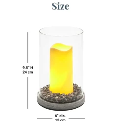 Loved By All Hurricane LED Candle