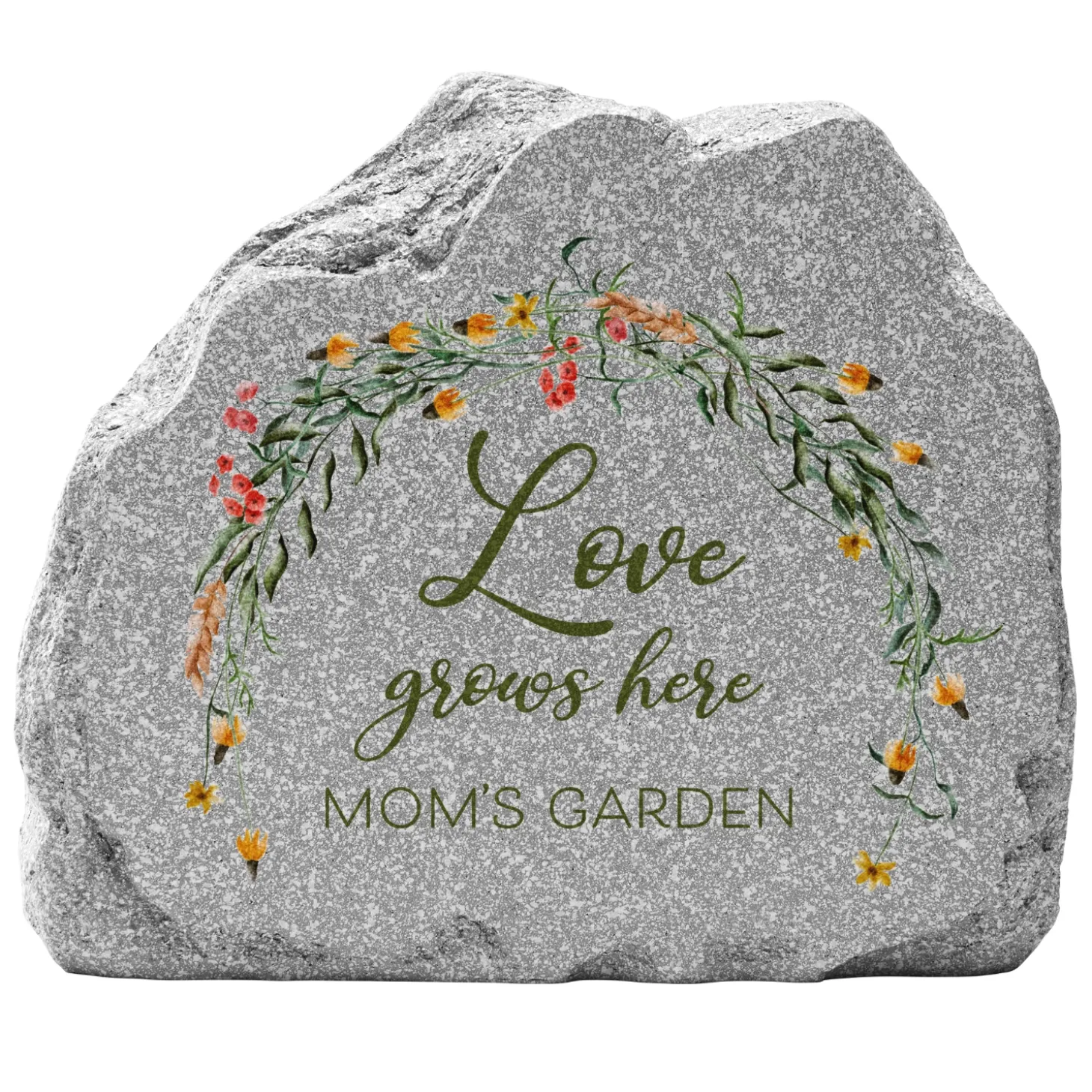 Love Grows Here Standing Garden Stone