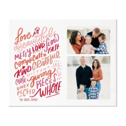 Love is Beautiful Photo Canvas