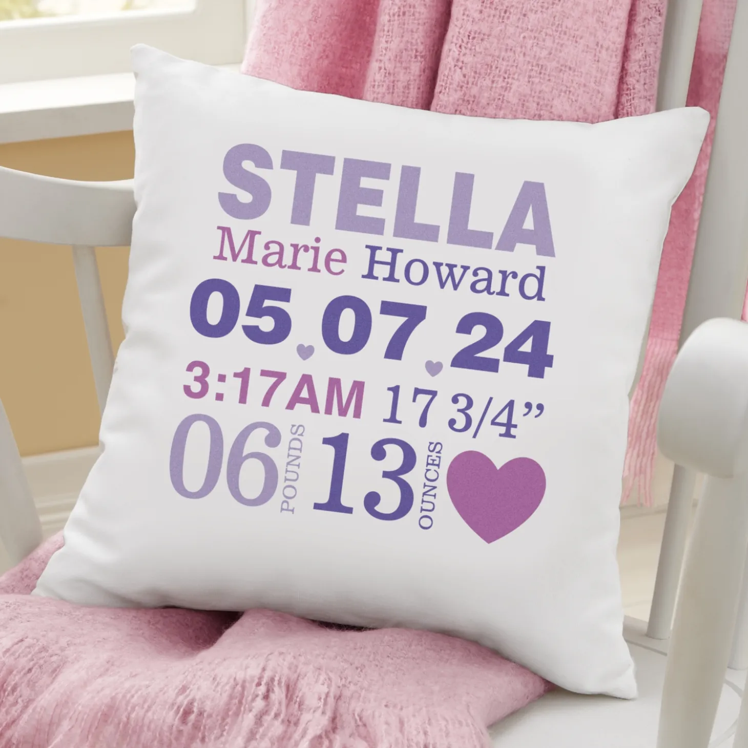 Love is in the Details Baby Throw Pillow