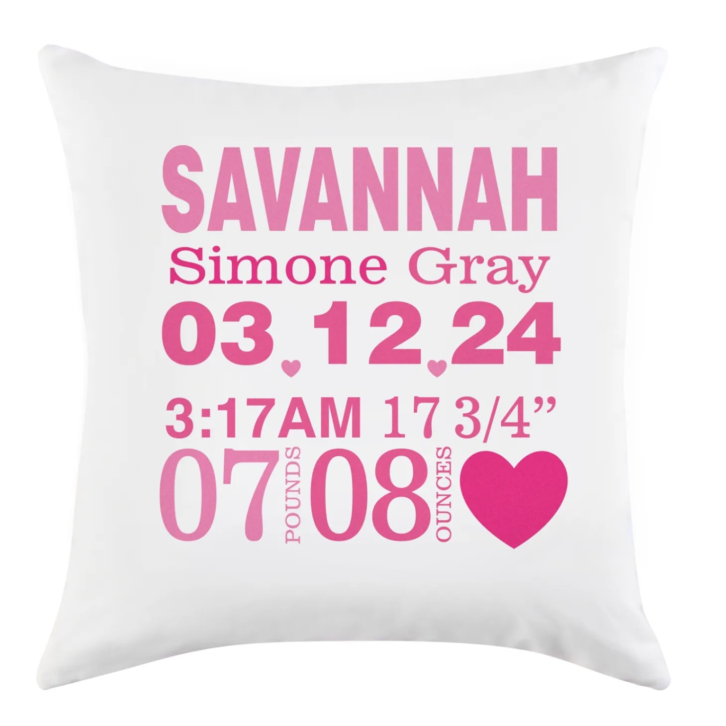 Love is in the Details Baby Throw Pillow