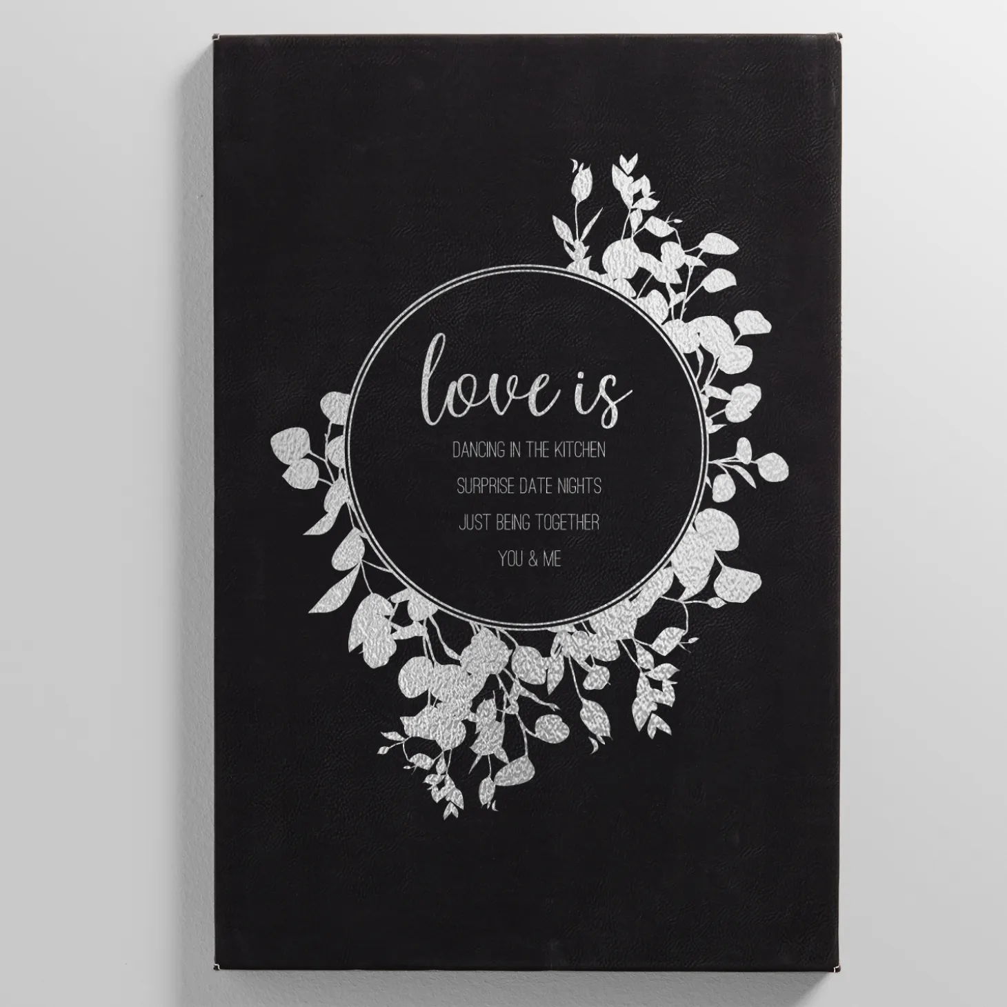 Love Is Leather Wall Art