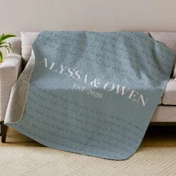 Love Is Quilted Throw
