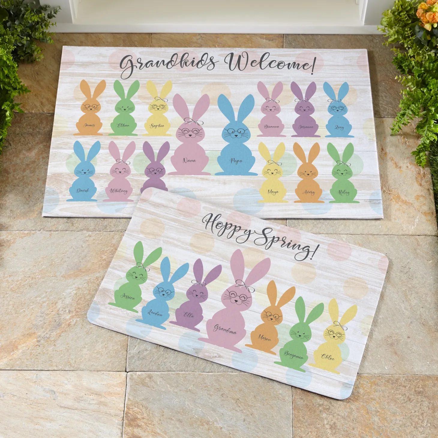 Love My Grandbunnies Doormat