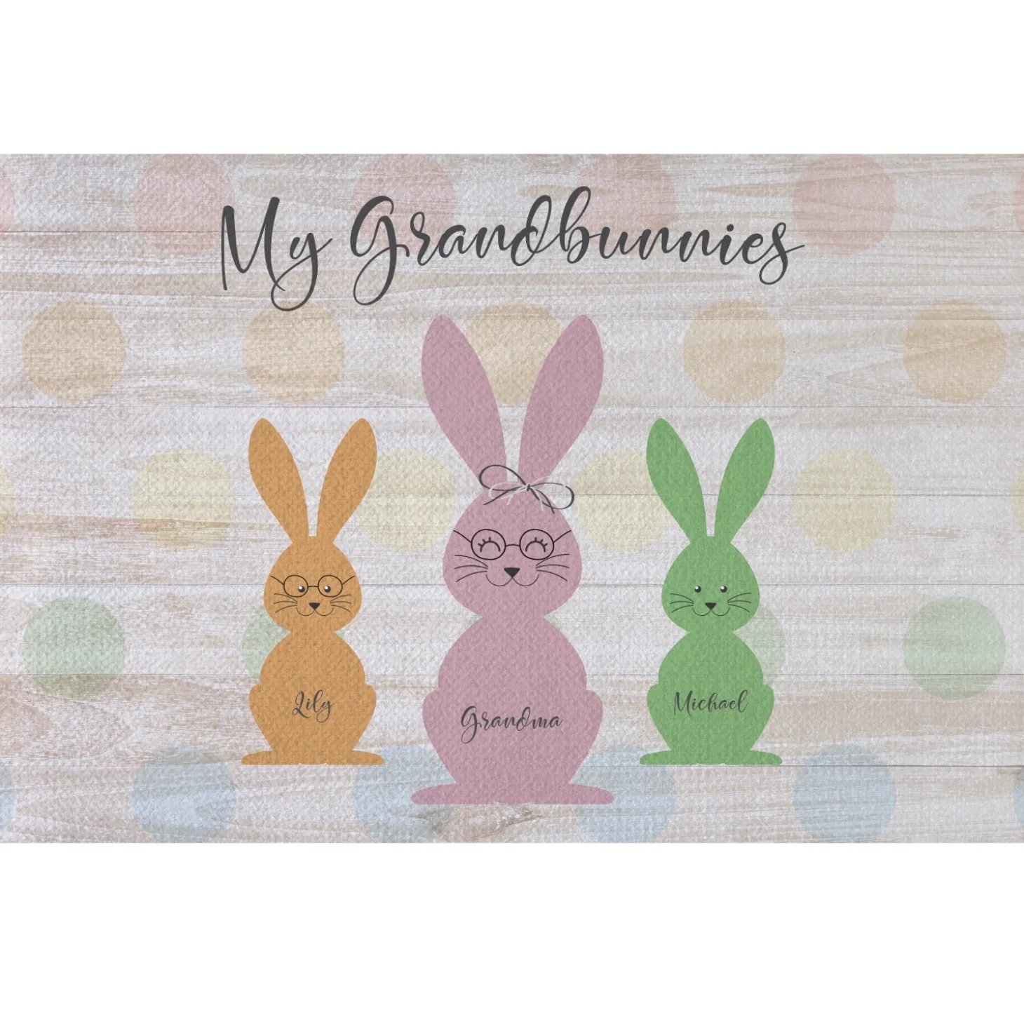 Love My Grandbunnies Doormat