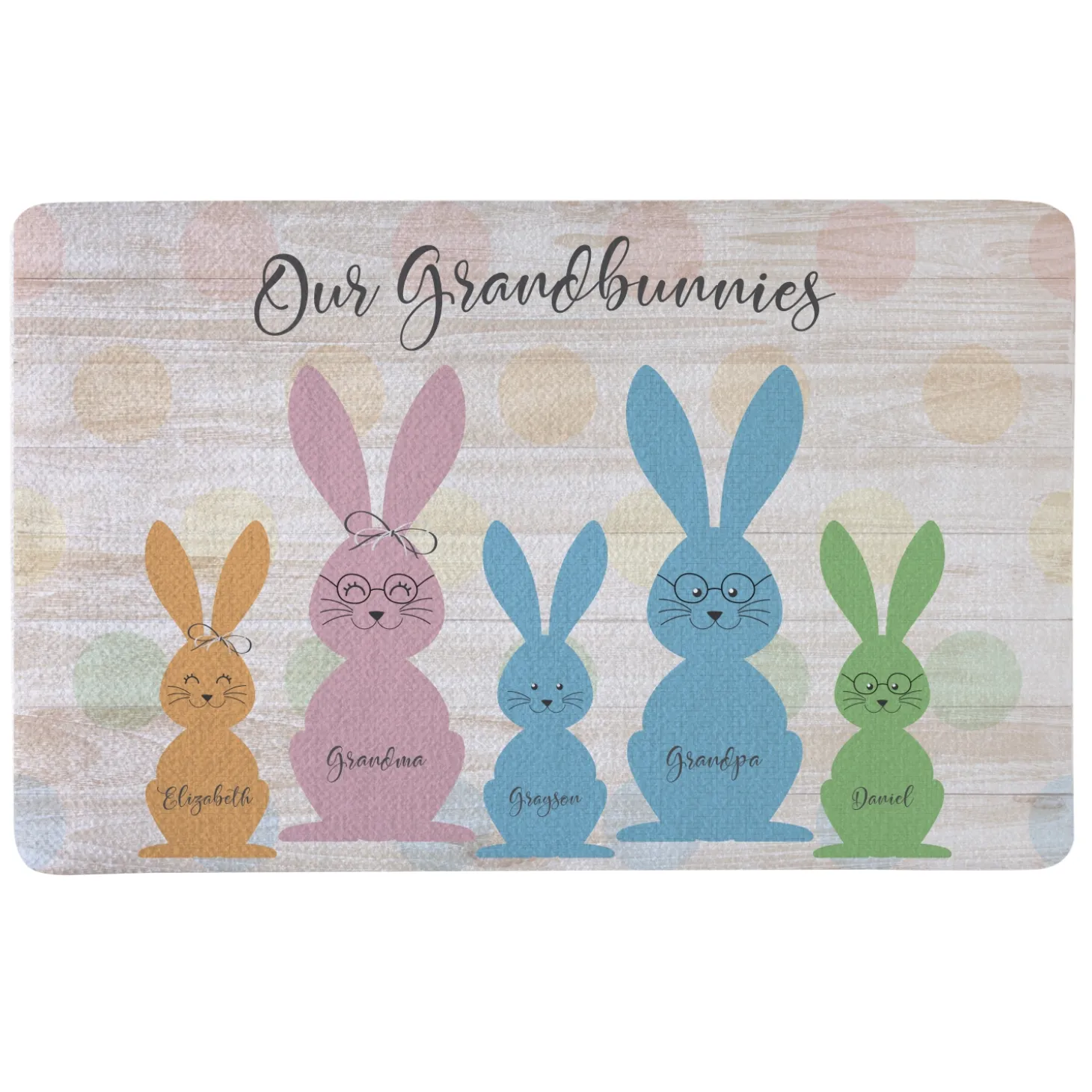 Love My Grandbunnies Doormat