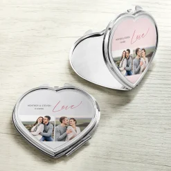 Love Photo Heart Mirror
