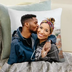 Love Photo Throw Pillow