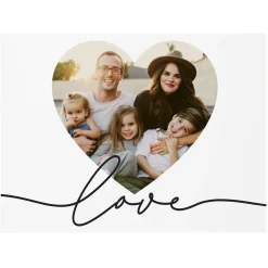 Love Photo Wood Block