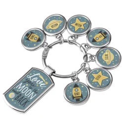 Love You To The Moon Keychain