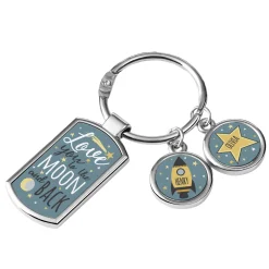 Love You To The Moon Keychain