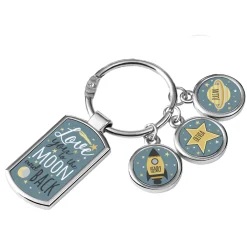 Love You To The Moon Keychain