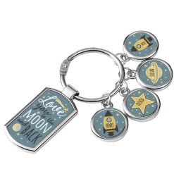 Love You To The Moon Keychain