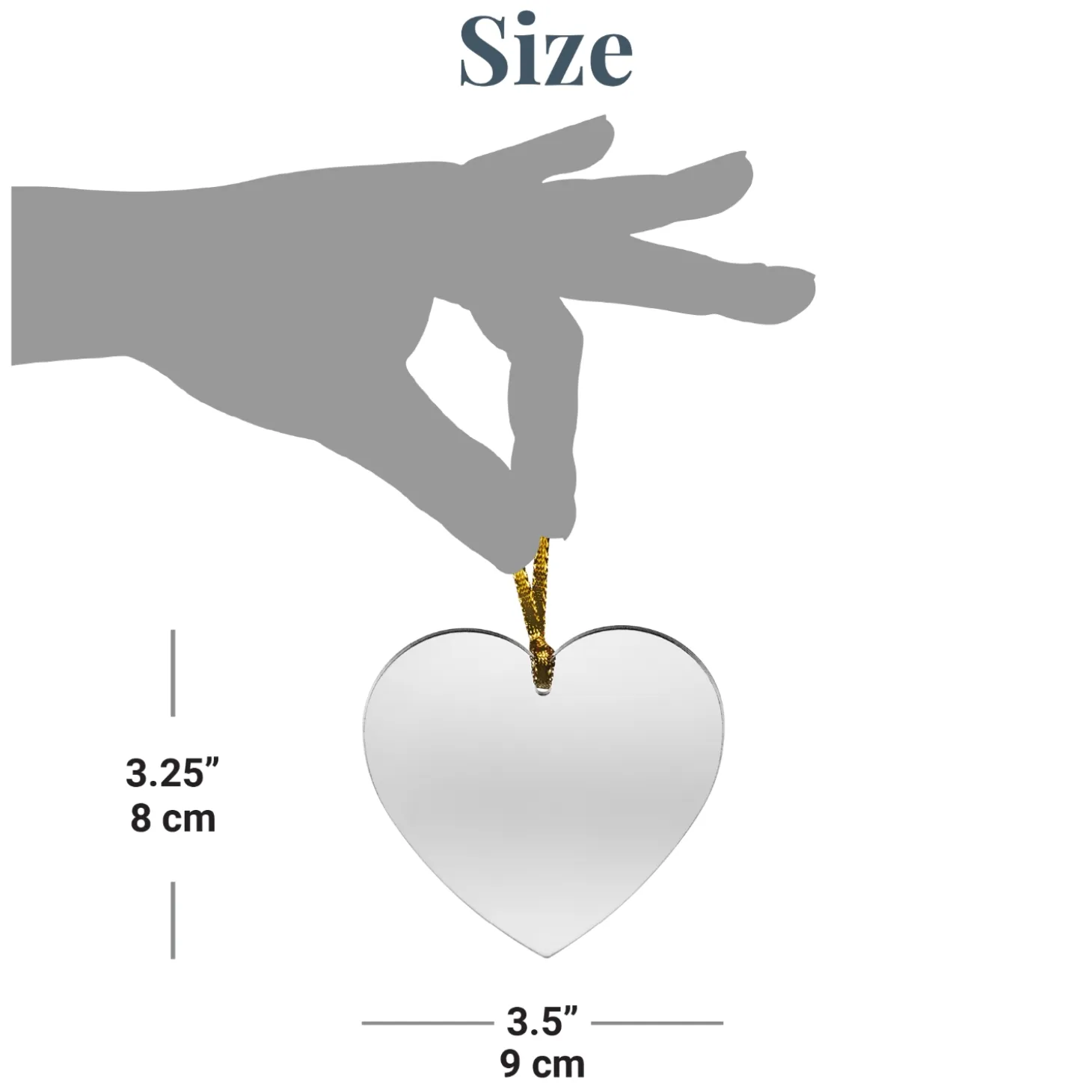 Love You to the North Pole & Back Heart Ornament