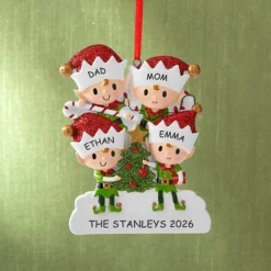 Magical Elf Family Ornament