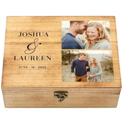 Magical Memories Photo Wood Keepsake Box